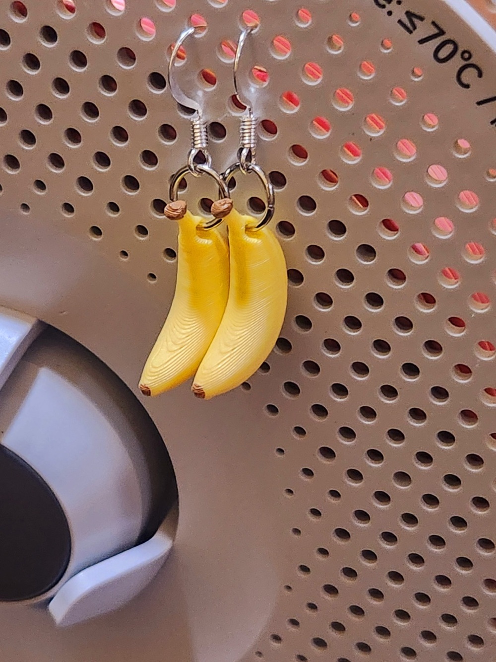 3D Banana Earrings